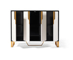 Load image into Gallery viewer, Amal Ribbed Furniture Range - Black, White &amp; Gold
