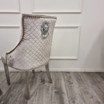 Load image into Gallery viewer, Bentley Chrome Dining Chair
