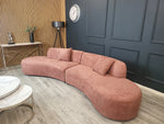 Load image into Gallery viewer, **PROMO** Miami Curved Cinema Boucle Sofa
