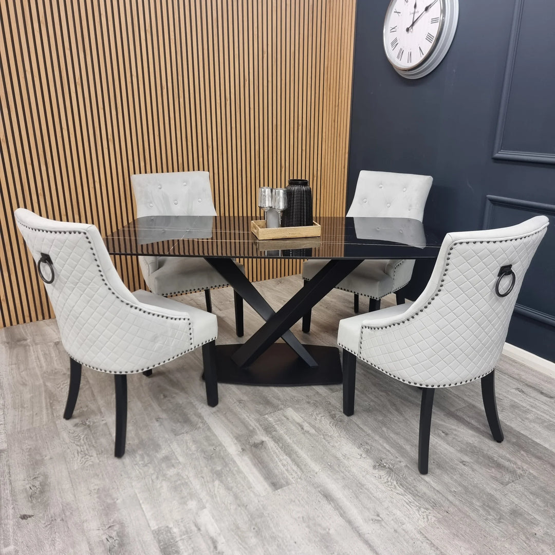 **PROMO** Bentley Black Leg Dining Chair