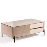 Load image into Gallery viewer, Bella Ribbed Furniture Range - White &amp; Gold
