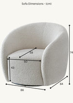 Load image into Gallery viewer, Aluxo Nolita Boucle Teddy Sofa and Accent Chair
