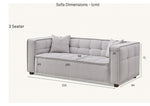 Load image into Gallery viewer, Aluxo Murray Sofa Range in Putty Boucle Fabric
