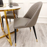 Load image into Gallery viewer, Alba Leather Dining Chair
