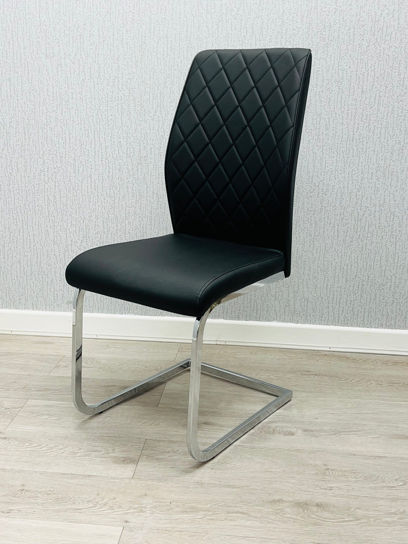 Atlantis Black PU Dining Chair