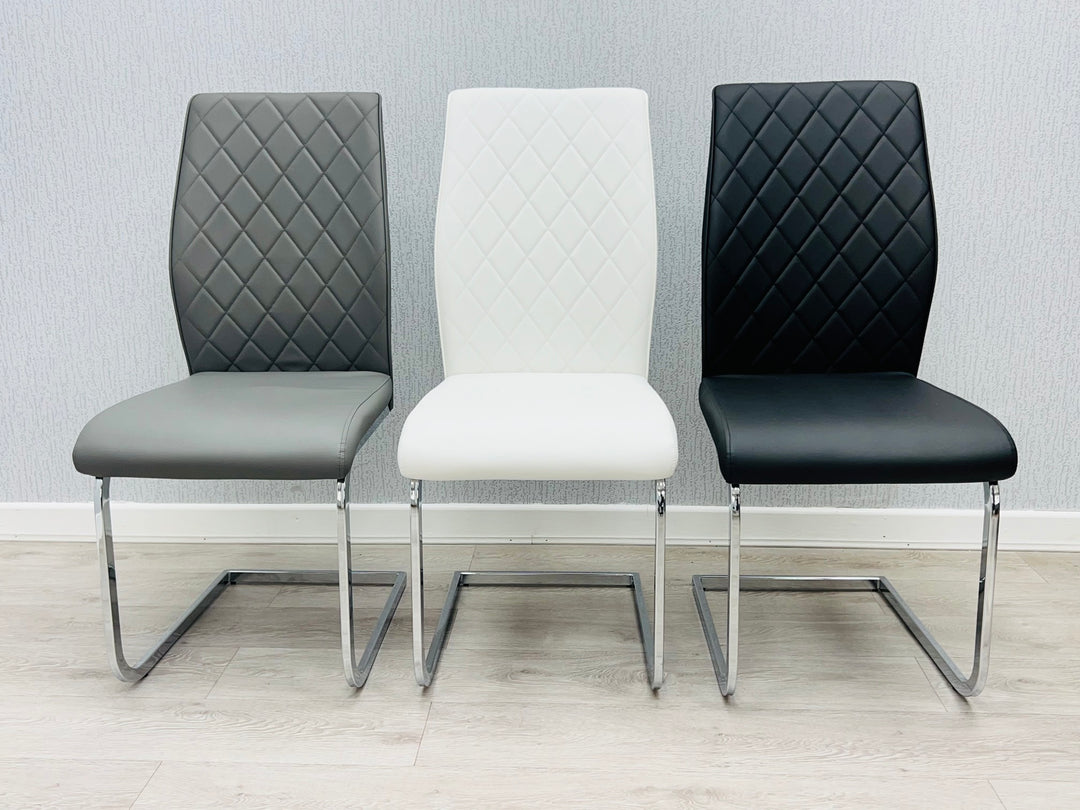 Atlantis Grey PU Dining Chair