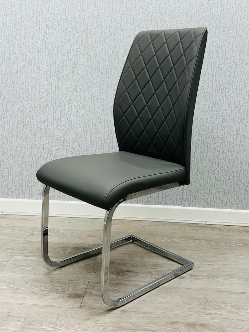 Atlantis Grey PU Dining Chair