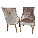 Load image into Gallery viewer, Bentley Gold Dining Chair
