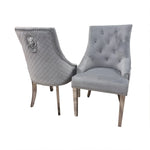 Load image into Gallery viewer, Bentley Chrome Dining Chair
