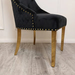 Load image into Gallery viewer, Bentley Gold Dining Chair
