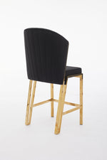 Load image into Gallery viewer, Fabio Black Gold Breakfast Stools
