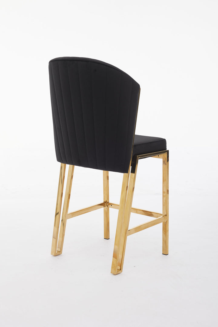 Fabio Black Gold Breakfast Stools