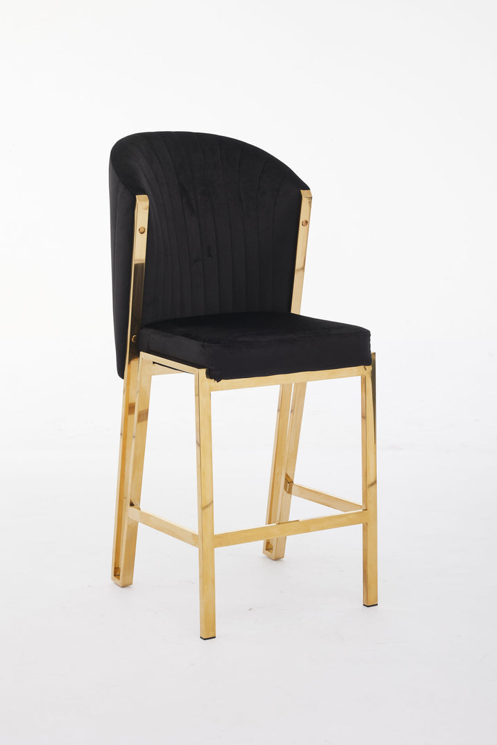 Fabio Black Gold Breakfast Stools