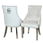 Load image into Gallery viewer, Bentley Chrome Dining Chair
