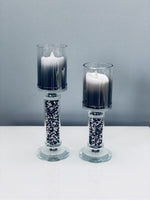 Load image into Gallery viewer, Crystal Candle Holder Small + Large
