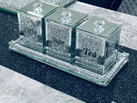 Load image into Gallery viewer, Crystal Tray for Tea Sugar Coffee Set
