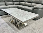 Load image into Gallery viewer, Majestic Grey Marble Coffee Table
