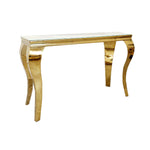 Load image into Gallery viewer, Louis Gold Console Table
