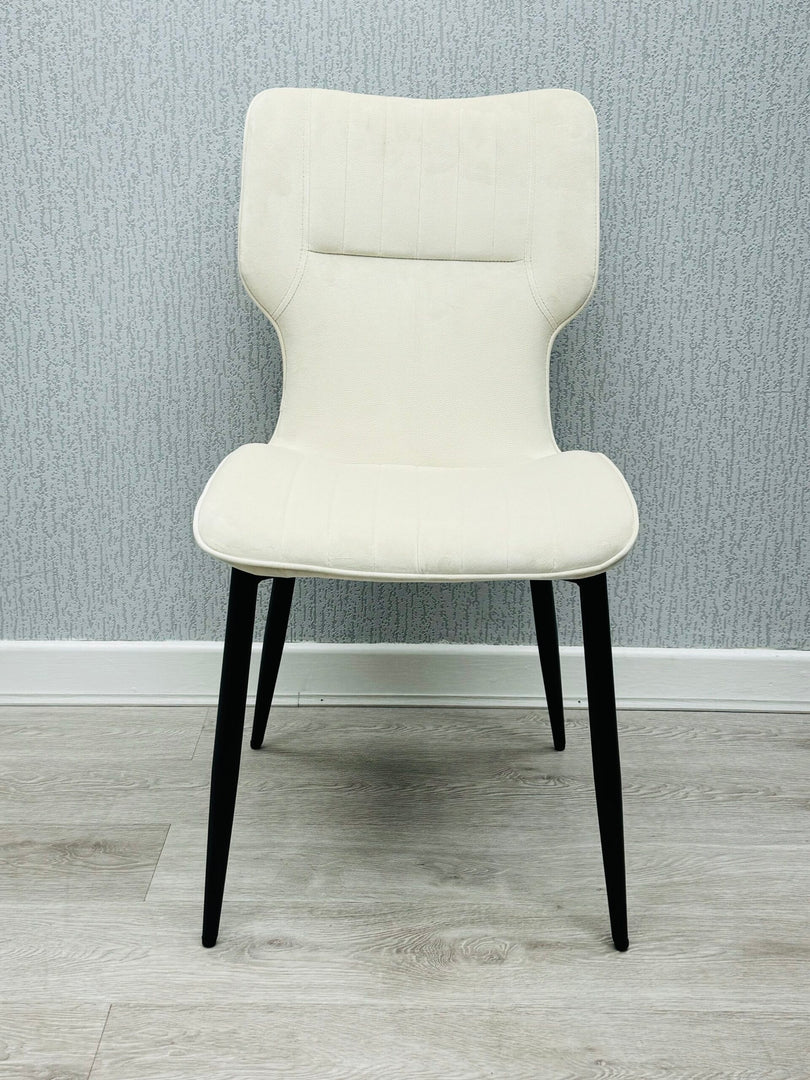 Windsor Mink Velvet Chair