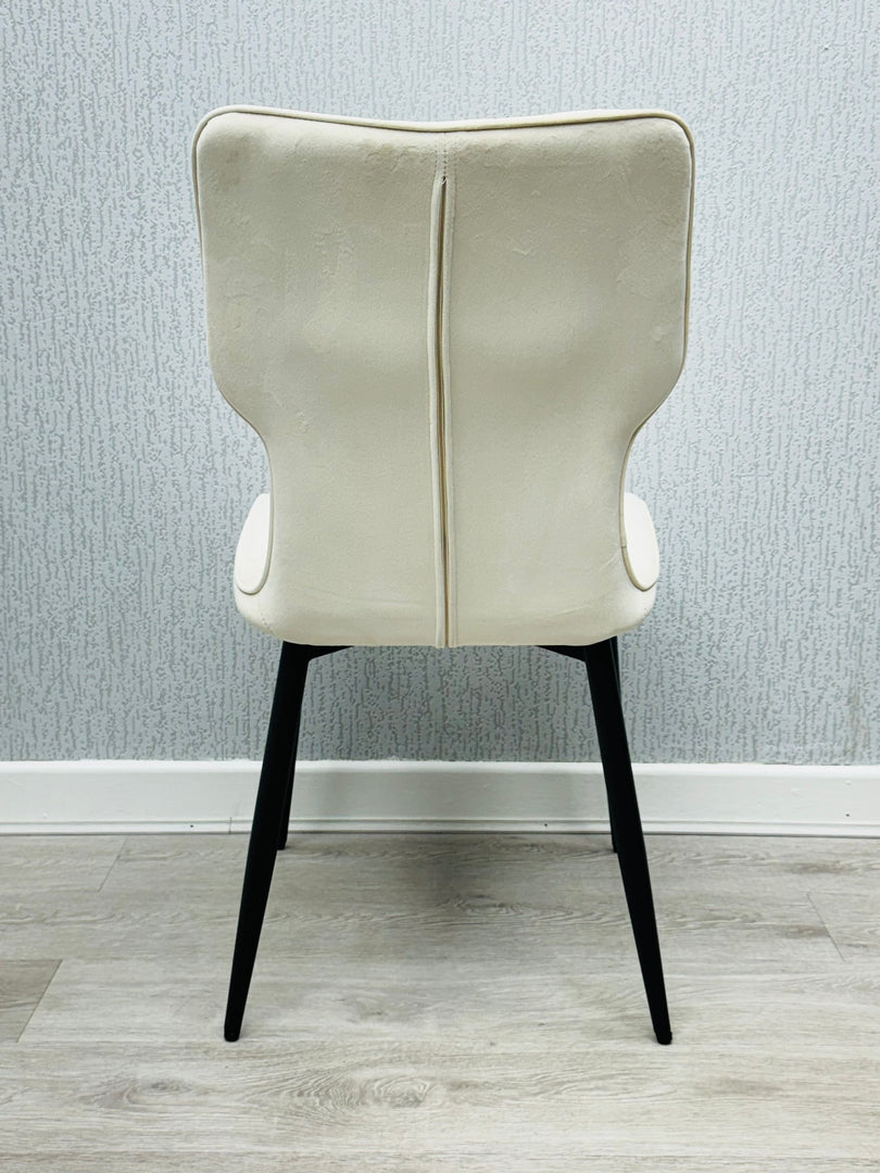 Windsor Mink Velvet Chair