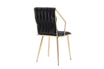 Load image into Gallery viewer, Daisy Black Gold Dining Chair
