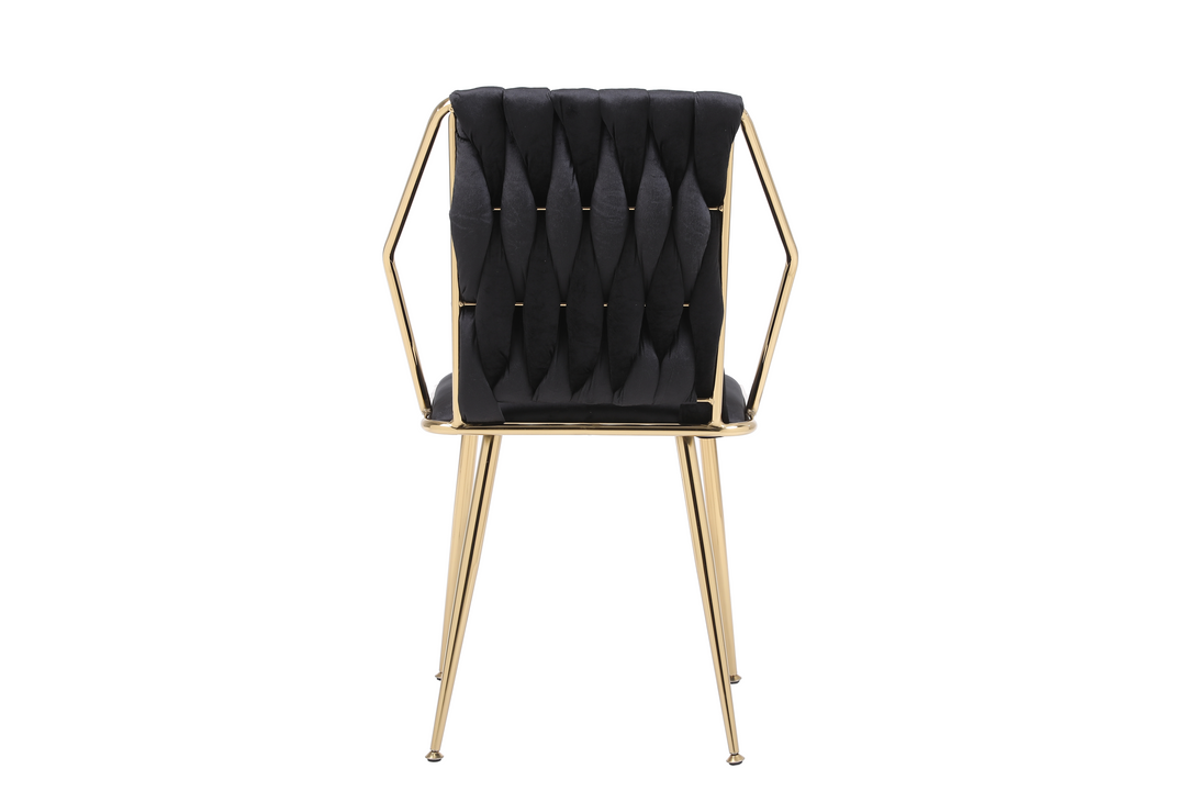 Daisy Black Gold Dining Chair