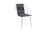 Load image into Gallery viewer, Daisy Grey Silver Dining Chair
