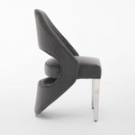 Load image into Gallery viewer, Santorini Grey Silver Dining Chair
