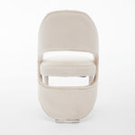 Load image into Gallery viewer, Santorini Cream Silver Dining Chair
