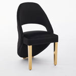 Load image into Gallery viewer, Santorini Black Gold Dining Chair
