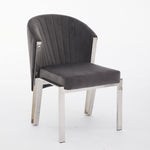 Load image into Gallery viewer, Fabio Grey Silver Dining chair
