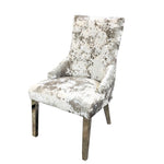 Load image into Gallery viewer, Majestic Premium Crushed Velvet Silver Dining Chair
