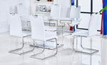 Load image into Gallery viewer, Milan White Extending Dining Table
