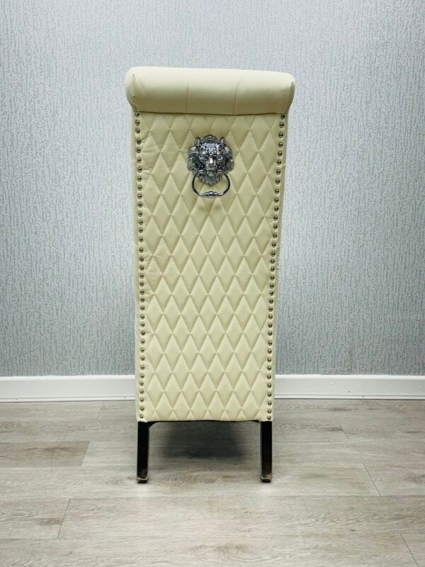 Sofia Cream PU Chair