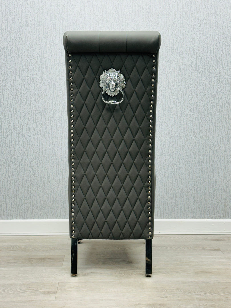 Sofia Grey PU Chair