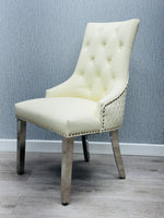 Load image into Gallery viewer, Majestic Cream PU Chair
