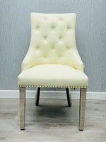 Load image into Gallery viewer, Majestic Cream PU Chair
