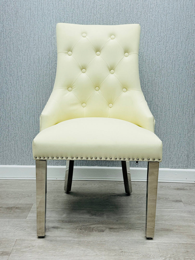 Majestic Cream PU Chair