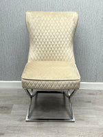 Load image into Gallery viewer, Rome Mink Velvet Dining Chair
