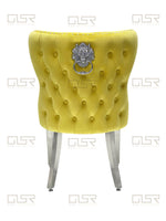 Load image into Gallery viewer, Valentino Mustard Dining Chair
