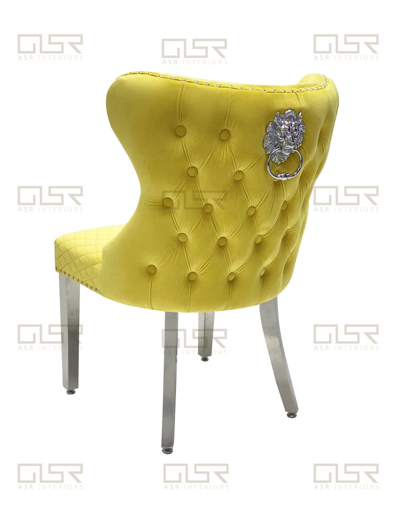 Valentino Mustard Dining Chair