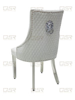 Load image into Gallery viewer, Majestic Silver Dining Chair
