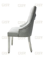 Load image into Gallery viewer, Majestic Silver Dining Chair
