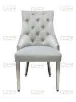 Load image into Gallery viewer, Majestic Silver Dining Chair
