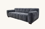 Load image into Gallery viewer, Aluxo Harlem Sofa Range in Steel Velvet
