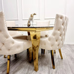 Load image into Gallery viewer, Kensington Dining Chair Gold Legs
