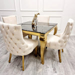 Load image into Gallery viewer, Kensington Dining Chair Gold Legs
