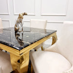 Load image into Gallery viewer, Kensington Dining Chair Gold Legs
