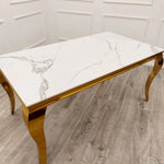 Load image into Gallery viewer, Louis Gold Dining Table
