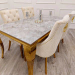 Load image into Gallery viewer, Louis Gold Dining Table
